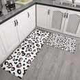 thumbnail image 2 of Pink and Black Of Leopard Print Kitchen Rugs Sets Of 2,Anti Fatigue Kitchen Mat Rugs Non Slip Washable,Decorative Kitchen Floor Mats for Kitchen,Sink,Laundry,17"x30"+17"x47", 2 of 7
