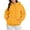 Yellow, variant on Outfmvch Hoodies Womens Hoodies Women'S Solid Color Zipperless Long Sleeved Pullover Hooded Sweater Zip Up Hoodie Women Black S
