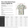 thumbnail image 6 of Lsque Wisteria Flower pattern Hawaiian Shirt for Men, Unisex Summer Beach Casual Short Sleeve Button Down Shirts-Medium, 6 of 9