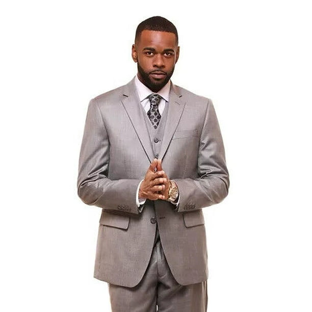 Vitali Mint Plaid Vested Modern Fit Suit M9014 main image 1