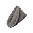 thumbnail image 1 of LA Linen Pack-10 Servilleta de popelina de poliéster de 45 x 45 cm, gris oscuro LA Linen 1818Pop_pk10_GrayDrkP12, 1 of 1