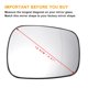 thumbnail image 3 of Reemplazo de vidrio del espejo retrovisor derecho calefaccionado de Unique Bargains para Nissan Kubistar, 3 of 6