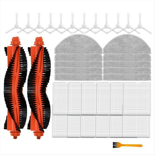 Repuestos para Aspiradora para Robot S20/D106: Cepillo Lateral Principal, Filtro HEPA, Mopa, Bolsa para Polvo