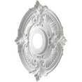 thumbnail image 4 of Ekena Millwork 16"OD x 3 1/2"ID x 1"P Attica Thermoformed PVC Ceiling Medallion (Fits Canopies up to 5 5/8"), Bright Coat Chrome, 4 of 10