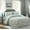 Cherry Blossom, variant on Cozy Line Home Fashions Jasmine Floral 100% Cotton Reversible Quilt Bedding Set, Coverlet Bedspread (Porcelain Vase, Queen - 3 Piece)