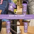 thumbnail image 7 of 30 Oz Tumbler Purple Pumpkin Ghost Tumbler with Lid and Straw, Birthday Gift Cup for Friend Women Men Coffee Travel Mug Thanksgiving Day Halloween Christmas Gift Water Bottle, 7 of 7