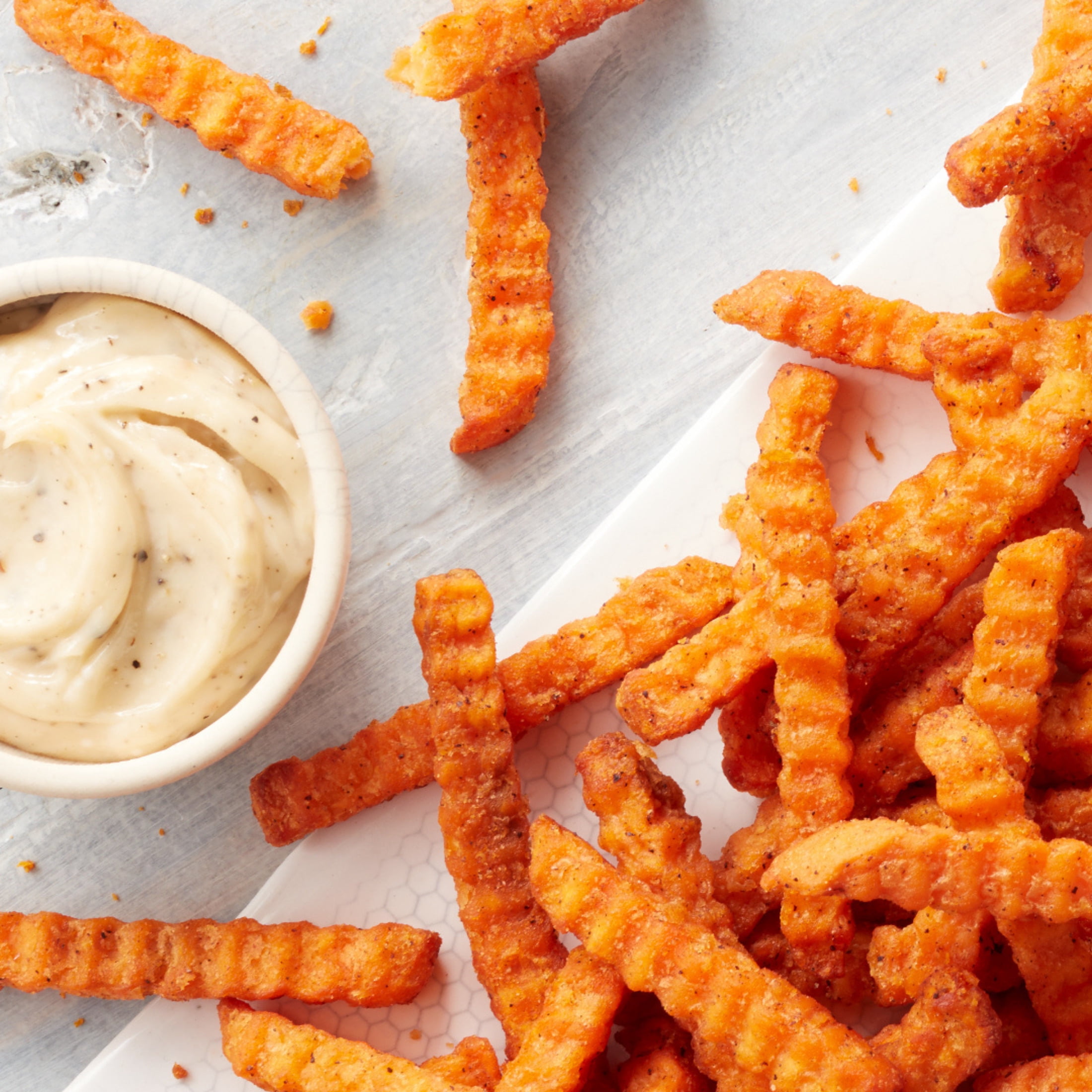 Alexia® Sweet Potato Crinkle Cut Fries Seasoned with Sea Salt & Black Pepper, Frozen 20 oz Bag