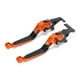 thumbnail image 5 of 2 piezas Palancas de embrague de freno de motocicleta Ajustable CNC Aleación de aluminio Reemplazo para ADV150 2019-2021Naranja, 5 of 20