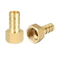 thumbnail image 4 of Brass Barb Hose Fitting Connector Adapter 10mm Barbedx3/8G Female Pipe 2pcs, 4 of 5