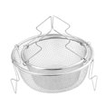 thumbnail image 2 of Cesta de patatas fritas para el hogar, minifreidora, herramienta de cocina, colador, mango portátil, vajilla de acero inoxidable, 18cm Rojo Verde Cocina, Decoración y Otros, 2 of 3