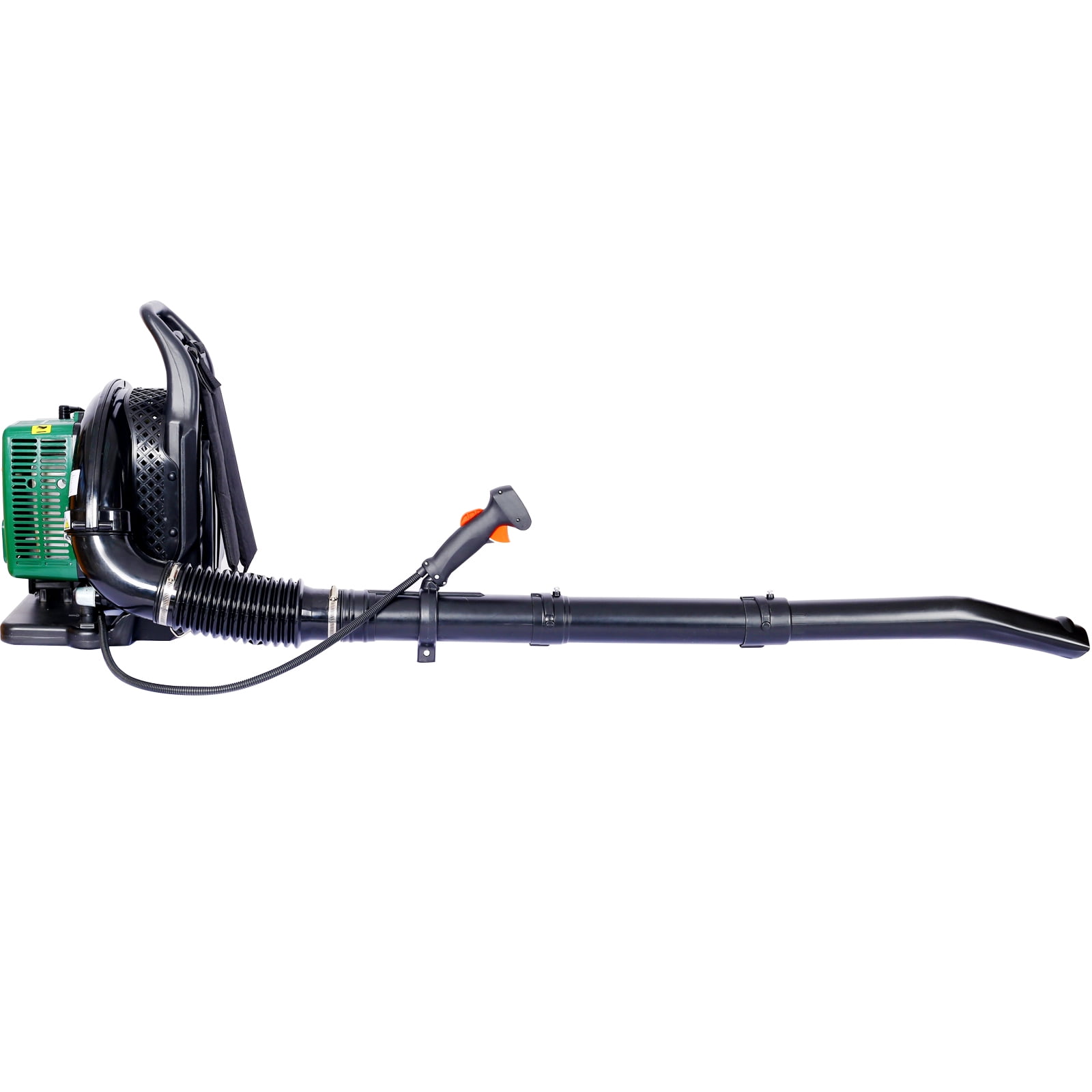 Backpack Leaf Blower, 63.3cc 2-Cycle Engine Gas Powered Leaf Blower with Nozzle Extension and Adjustable Straps for Lawn Garden Care, Max 750CFM