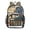 Retro Poster Sea-fish, variant on Clear Backpack Heavy Duty PVC Transparent Backpack for College Workplace, Retro Nautical Sailboat