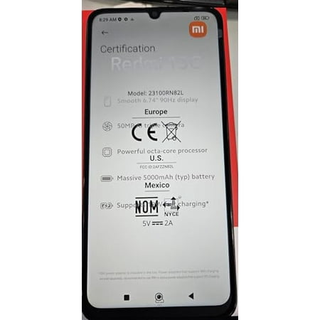 Xiaomi Redmi 13C 4G LTE (128GB + 4GB) Factory Unlocked Global ROM GSM 6.74" 50MP Triple Camera (Tello Mint & Global) (Clover Green Global ROM)