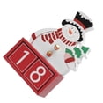 thumbnail image 1 of Injueey Calendario navideño de muñeco de nieve, decoración navideña reutilizable para decoración navideña, compromiso posventa Kits de decoración para fiestas, 1 of 6