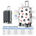 thumbnail image 6 of PAYOHTO Highly Elastic Spandex Suitcase Cover Luggage Cover Small Fits 18 to 21 Inch Love & Dog Paw Cat Paw, 6 of 8