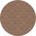thumbnail image 1 of Ahgly Company Machine Washable Indoor Square Transitional Peru Brown Area Rugs, 3' Square, 1 of 7