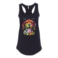 thumbnail image 2 of Wild Bobby Dean Russo Golden Retriever Is Love Dog Is Love Dog Lover Women Racerback Tank Top, Black, Medium, 2 of 5