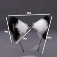 thumbnail image 4 of Horquilla con orejas de felpa para la cabeza, disfraz de Cosplay hecho a mano, orejas de gato, accesorios para el cabello, Aro para el pelo, moda para mujeres y niñas, 4 of 5