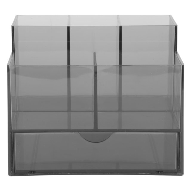 Shisuyan Boîte de Rangement pour Ongles Outils de Manucure Étui de Rangement Noir Usage Domestique 1Pcs 5.1x4.3in
