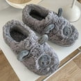 thumbnail image 2 of CaComMARK PI Womens Mens Slippers Boots Mules Plush Warm Lamb Winter Indoor Cotton Footwear, 2 of 5