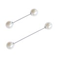 thumbnail image 1 of Linyer Brooches Simulated Pearl Pin Clips Double Head Non- for slip Scarf Jewelry Clothing Gift Shawl Lapel Dress Decorations Type 4, 1 of 7