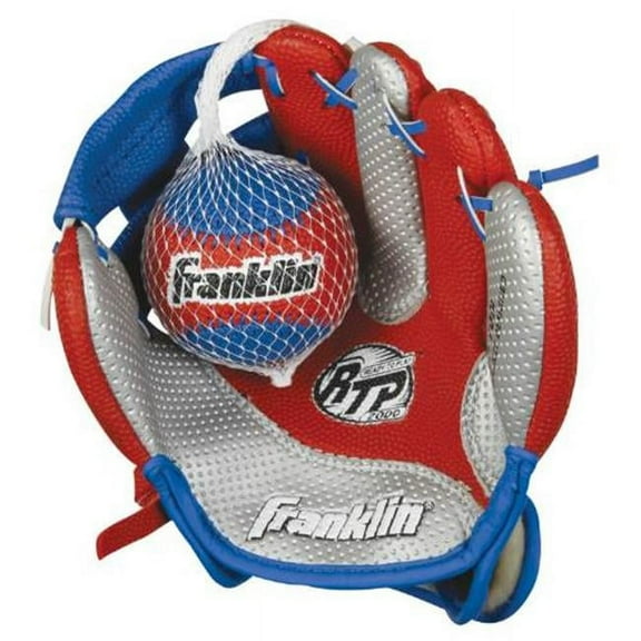 Franklin Sports 9" RTP Series Baseball Glove, Right Hand Throw, with Ball
