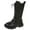 Black, variant on Kids Boots Fashionable Flat Soft Sole Leather Casual Comfortable Kids Boots for Play Dress Up,Black,6-7 Years