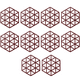 thumbnail image 1 of Kit de posavasos geométricos creativos, para posavasos, posavasos para jarrones, absorbentes y resistentes a la suciedad, 1 of 5