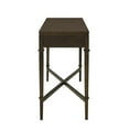 thumbnail image 4 of Olliix Kenna Fluted 2-Drawer Storage Solid Wood Console Table in Coffee, 4 of 9