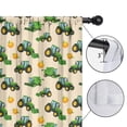 thumbnail image 4 of Blackout Kids Curtains,Cartoon Tractors Pumpkins Beige Pattern Childrens Insulated Curtains Set Of 2,Bedroom Essentials,Toddler Room Decor 42"x54", 4 of 5
