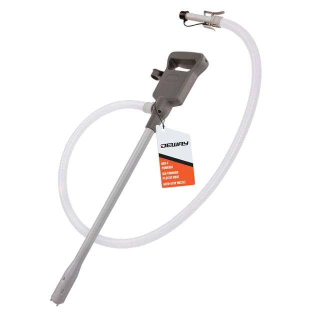 Bomba de transferencia de combustible automática Deway con parada automática de 14,4 l/min