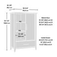 thumbnail image 3 of Sauder Summit Station Wardrobe, 3 of 9