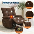 thumbnail image 6 of EastVita Power Lift Recliner Chair - Electric Massage & Heat Recliner with 45° Assist Stand, Swivel Rocker with Cup Holders, 6 of 8