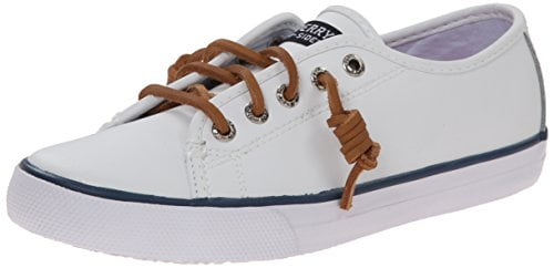 Sperry seacoast white leather online