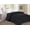 Black, variant on All Season 3-Piece Goose Down Alternative Comforter, Double-Filled Comforter with MaSerieshing Pillow Shams, King/California King, Gray