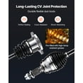 thumbnail image 4 of VEVOR CV Axle Shaft Assembly, 2 Pieces Front Left & Right (Driver and Passenger Side), Automotive Replacement CV Axles Pair Compatible with 2007-2020 Cadillac Escalade, Alloy Steel & Carbon Steel, 4 of 9