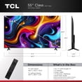 thumbnail image 4 of TCL 55" Q Series QLED 4K UHD HDR Smart Google TV (NEW 2025) - Dolby Vision, Dolby Atmos, Motion Rate 240, HDR 10+, Auto Game Mode - 55Q51K, 4 of 21