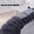 thumbnail image 3 of Cojín Funda de Asiento de Inodoro Lavable Universal, Punto de Poliéster Gris, 43x36cm, Portátil con Mango, Fácil de Instalar, Apto para Viajes, 1 Paquete, 3 of 5