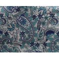 thumbnail image 5 of oneOone Georgette Viscose Light Blue Fabric Paisleys Craft Projects Decor Fabric Printed By The Yard 42 Inch Wide, 5 of 5
