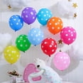 thumbnail image 2 of Destyer 100 Pièces Polka Dot Ballons Latex Léger Point Ballon Coloré Atmosphère Arrangement Photo Accessoires Bébé Jaune/blanc Point Blanc/rouge Point, 2 of 6