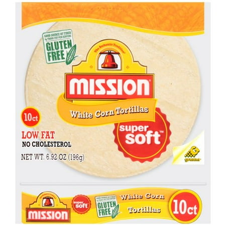 Mission White Corn Tortillas, 10 count, 6.92 oz