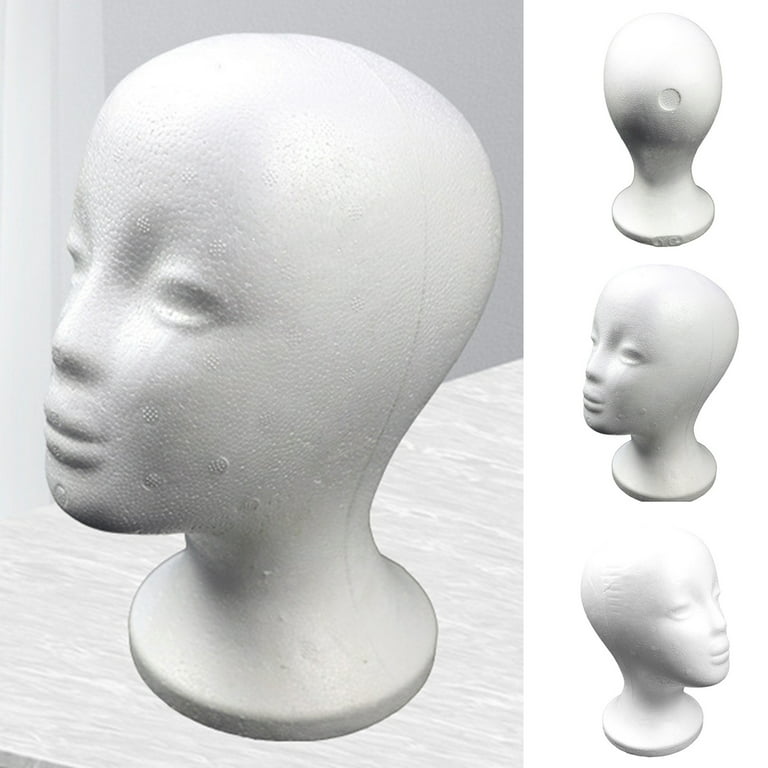 Woman's Styrofoam Display Head