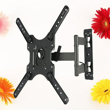 RENACLIPY TV Wall Mount Black Rotated Holder for Flat Panel and LED Tvs