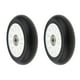 thumbnail image 1 of 1 par de ruedas de PU de 100 mm para patines de velocidad, carrito para kit de patinaje al aire libre Blanco, 1 of 8