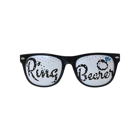 Unik Occasions Bridal Party Wedding Party Sunglasses (Ring Bearer (Black))