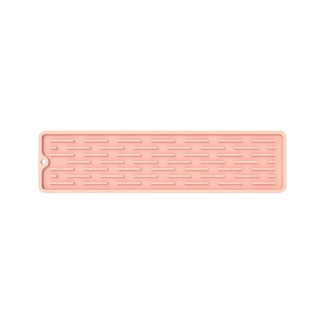 Escurridor de platos de silicona, bandeja antideslizante para fregadero, cojín de vajilla, estante de almacenamiento, alfombrilla de protección, accesorios de cocina qym unisex