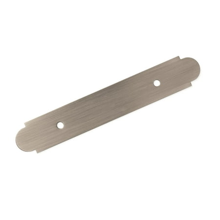 - Backplates 3 in (76 mm) Center-to-Center Antique Silver Cabinet Backplate