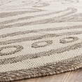 thumbnail image 4 of Safavieh Courtyard Crystal Floral Indoor/Outdoor Area Rug, Natural/Brown, 6'7" x 6'7" Round, 4 of 12