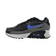 thumbnail image 4 of Nike Air Max 90 LTR (PS) Little Kids' Shoes Black-Medium Blue-Smoke Grey cd6867-018, 4 of 6