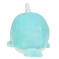thumbnail image 3 of Large Blue Narwhal Cute Stuffed Animal Plush - Cute Soft Whale Toy Plush and Gif, 3 of 4